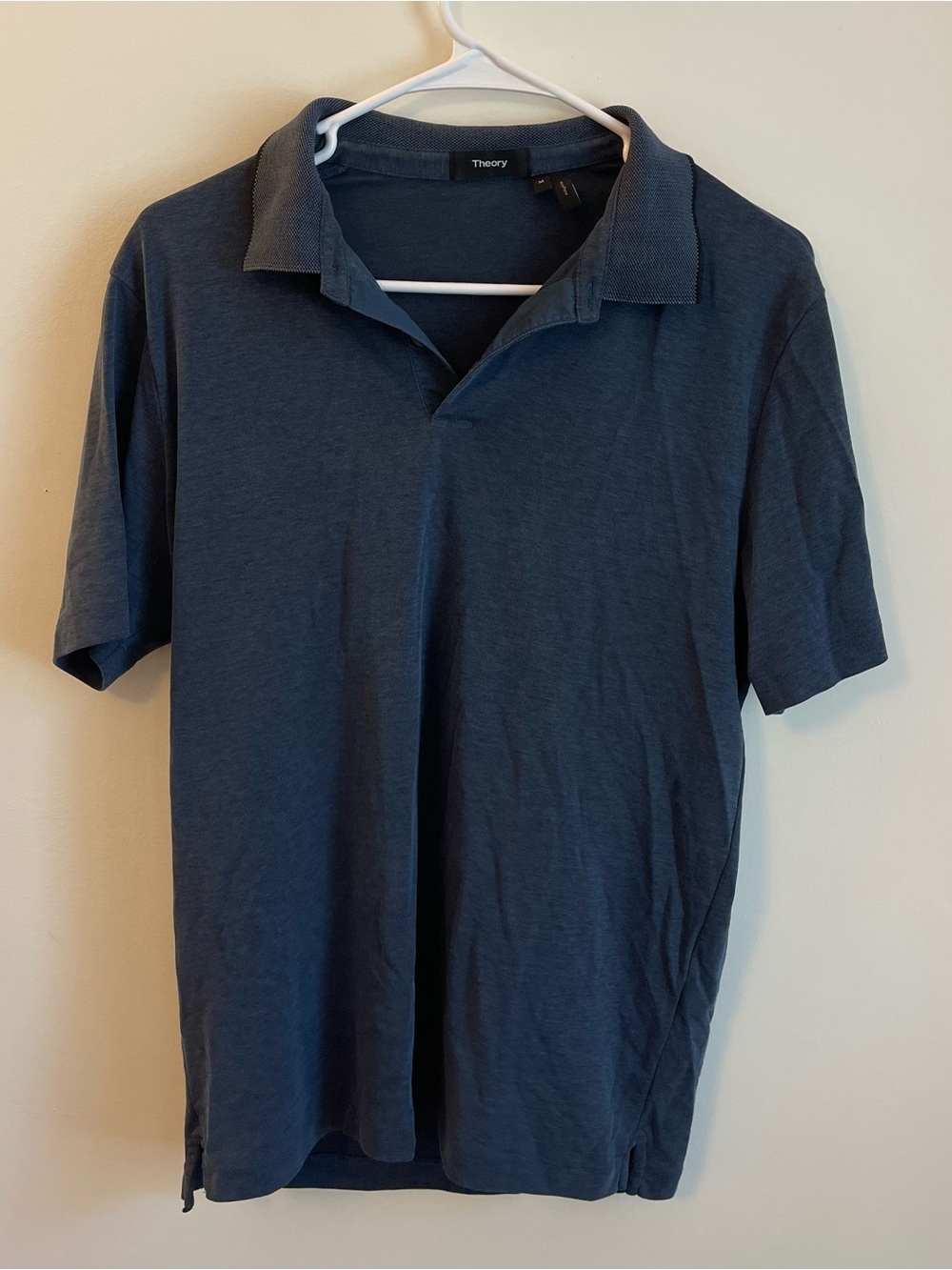 Theory Men's Dark Blue Short-Sleeve Polo
